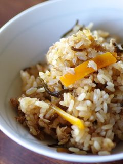 簡単☆ツナと塩昆布の炊き込みご飯-レシピのメイン写真