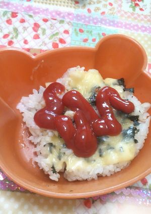 海苔チーズケチャップご飯-レシピのメイン写真