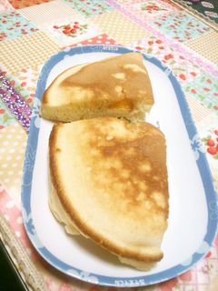 柿ホットケーキ-レシピのメイン写真