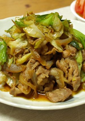 キャベツと豚肉の甘辛炒め-レシピのメイン写真