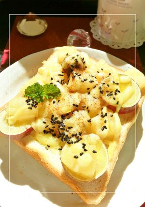 さつま芋とパイナップルのトースト-レシピのメイン写真