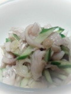 鮎さん家の鶏皮ぽん酢-レシピのメイン写真