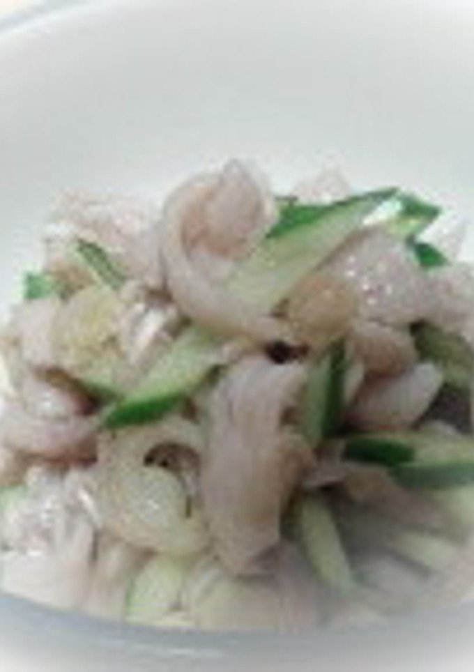 鮎さん家の鶏皮ぽん酢-レシピのメイン写真