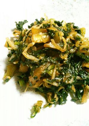 チリメンジャコと大根菜の佃煮-レシピのメイン写真