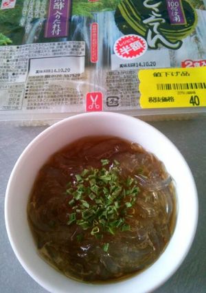 意外と美味しい！温かいトコロテン☆-レシピのメイン写真