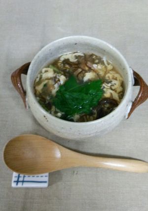 市販の白だしで簡単もずくスープ-レシピのメイン写真