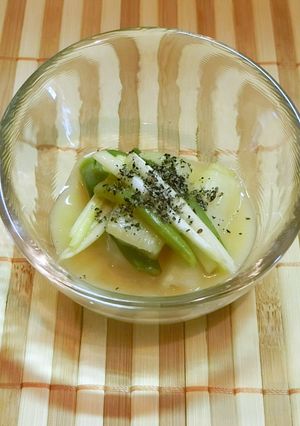 長葱と黄ニラの白みそ酢-レシピのメイン写真