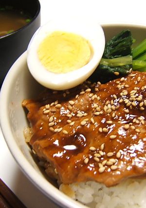 豚味噌焼き丼-レシピのメイン写真