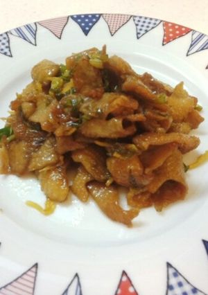 鶏皮の甘酢しょうが炒め♡おつまみに!!!-レシピのメイン写真