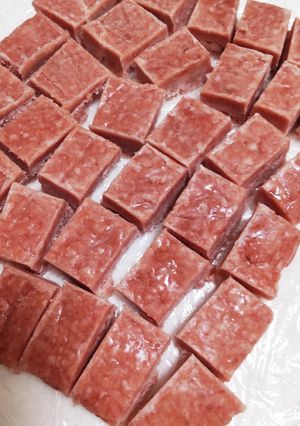 サイコロステーキ*挽き肉の冷凍保存-レシピのメイン写真