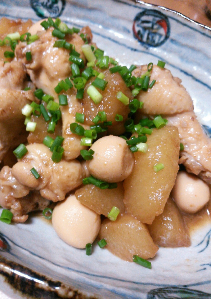 手羽元と大根のこってり煮♡-レシピのメイン写真