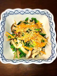 ほうれん草とミョウガのなめたけ和え-レシピのメイン写真