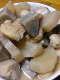里芋と里芋のカブと大根の煮物♪-レシピのメイン写真
