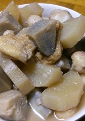 里芋と里芋のカブと大根の煮物♪-レシピのメイン写真