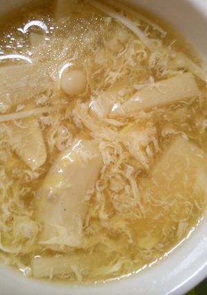簡単 早い！ たけのこ 卵の 中華スープ-レシピのメイン写真