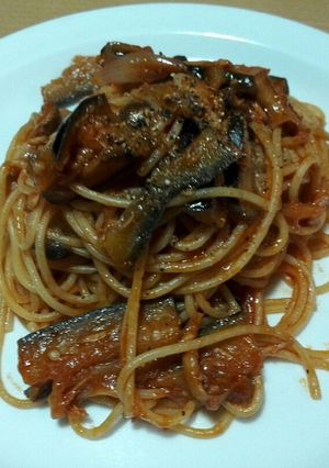 トマトジュースでツナとキノコの秋パスタ-レシピのメイン写真