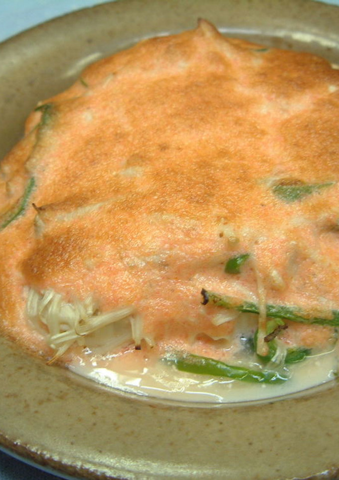 豆腐とえのきの明太焼き♪-レシピのメイン写真