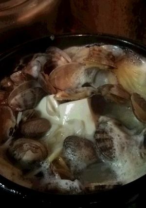 簡単・絶品！あさりの湯豆腐-レシピのメイン写真