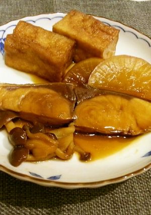 わらさ（ブリ）の煮つけ-レシピのメイン写真