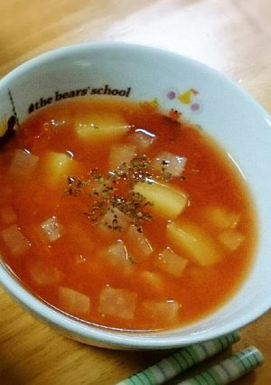 トマトの旨みたっぷりミネストローネ-レシピのメイン写真