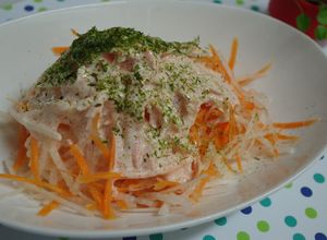 居酒屋ご飯☆大根と人参の明太マヨサラダ♪-レシピのメイン写真