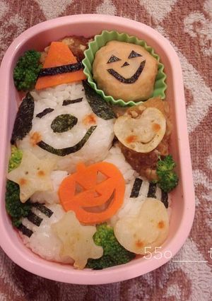 キャラ弁 スヌーピー/ハロウィン-レシピのメイン写真