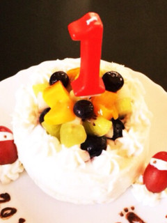 1歳の誕生日☆バースデーケーキ☆-レシピのメイン写真