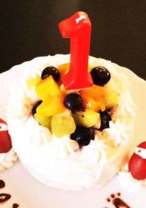 1歳の誕生日☆バースデーケーキ☆-レシピのメイン写真