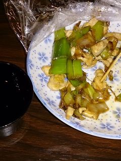 ネギと鶏肉の塩醤油炒め-レシピのメイン写真