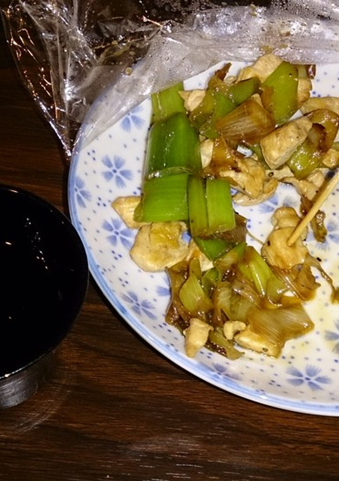 ネギと鶏肉の塩醤油炒め-レシピのメイン写真