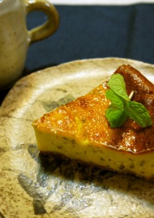 ミントチーズケーキ-レシピのメイン写真