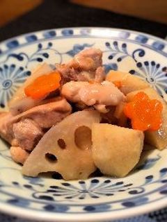 鶏肉と根菜の煮物 -レシピのメイン写真