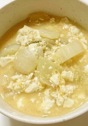 はくさいと豆腐の豆板醤スープ-レシピのメイン写真