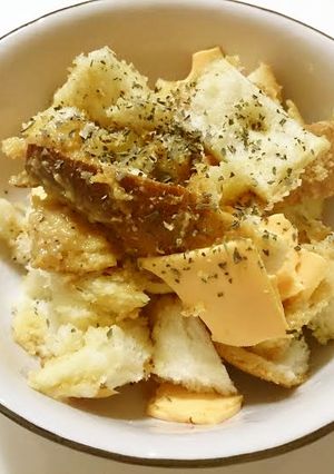 食パンとスライスチーズのわさびマヨ和え-レシピのメイン写真