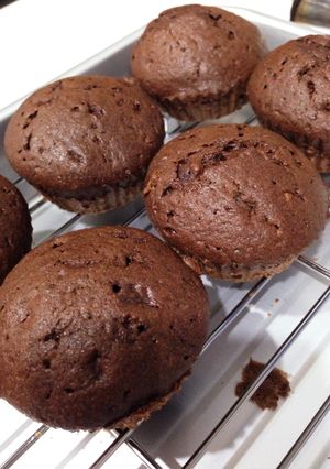 簡単チョコカップケーキ(パウンドでも)-レシピのメイン写真
