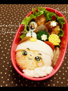 幼稚園 お弁当 キャラ弁♡アナ雪♡エルサ-レシピのメイン写真