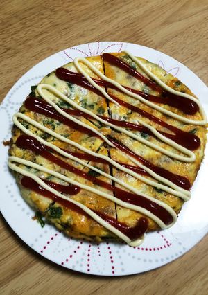 ひき肉とピーマンのオープンオムレツ-レシピのメイン写真