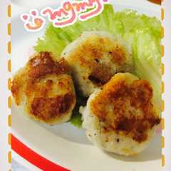 รูปของ 子供大好き♫混ぜて焼くだけじゃこはんぺん