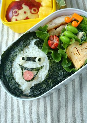 キャラ弁☆妖怪ウォッチ★ウィスパーのり弁-レシピのメイン写真