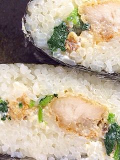 唐揚げマヨのおにぎらず-レシピのメイン写真