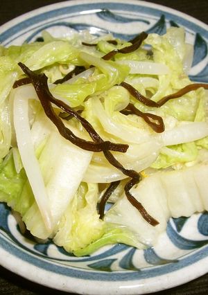 簡単お漬物♪白菜・もやし・昆布和え-レシピのメイン写真