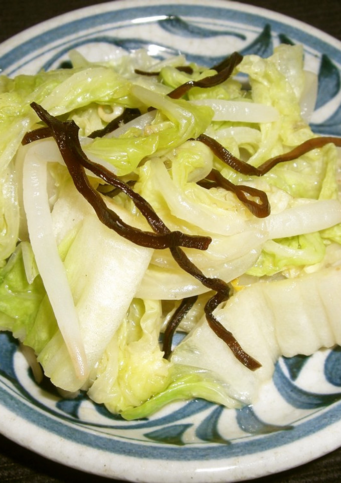 簡単お漬物♪白菜・もやし・昆布和え-レシピのメイン写真