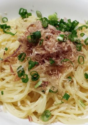 ユズスコ仕上げツナ＆おかかのパスタ-レシピのメイン写真