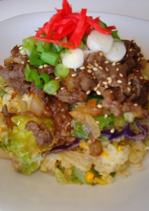 ガッツリ焼肉チャーハン！-レシピのメイン写真