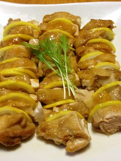 鶏の照り焼きとレモン♪-レシピのメイン写真