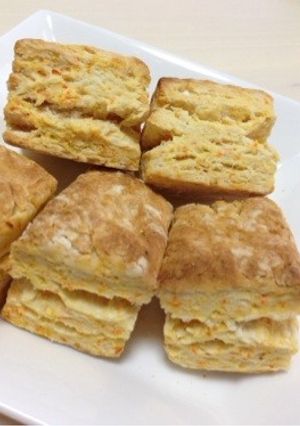 トースターで！にんじんスコーン♪-レシピのメイン写真