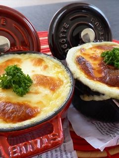 ストウブで残ったドライカレーグラタン-レシピのメイン写真