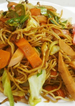 簡単☆焼きそば　魚肉ソーセージでね♪-レシピのメイン写真