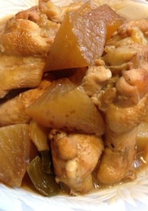 簡単！大根と手羽元の炒め煮♪-レシピのメイン写真