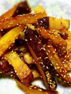 簡単♡さつまいもの甘辛バター炒め-レシピのメイン写真